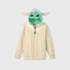 Boys' Star Wars The Mandalorian Baby Yoda Sweatshirt - Beige/green