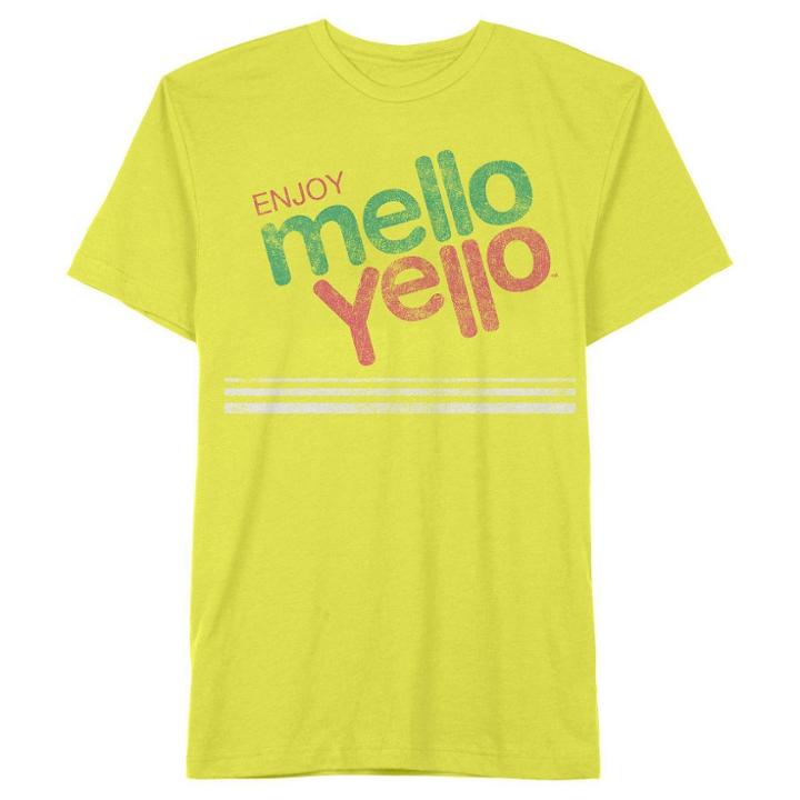 Hybrid Apparel Men's Coca-cola Enjoy Mello Yellow T-shirt - Yellow