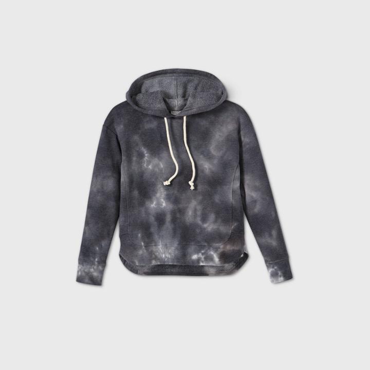 Women's Hooded Fleece Sweatshirt - Universal Thread Charcoal Gray