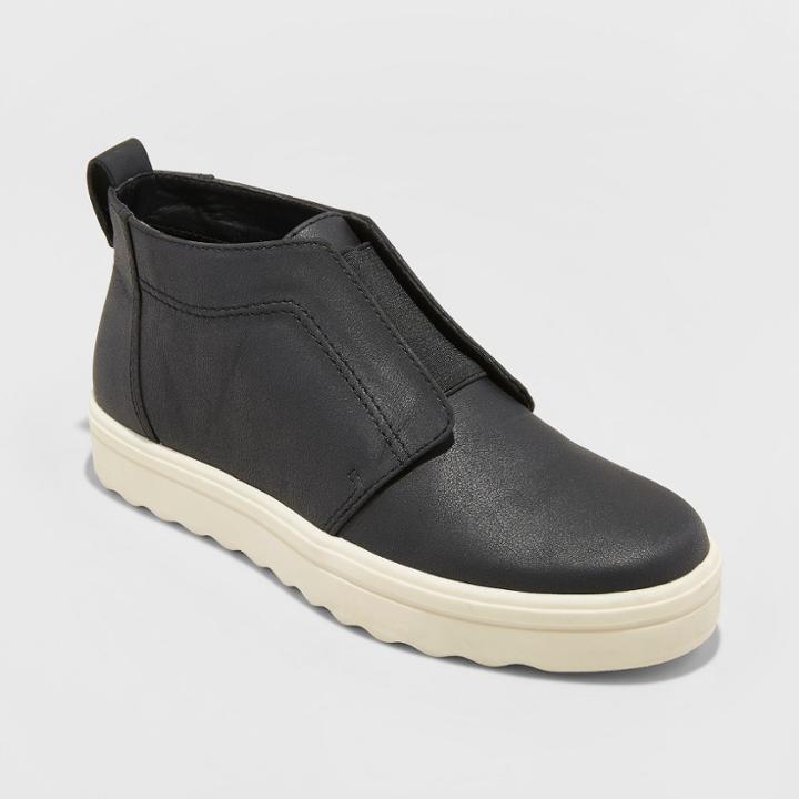 Women's Lilian Microsuede Slip On Sneakers - Universal Thread Black