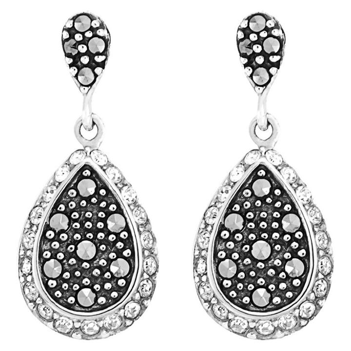 Target Marcasite And Crystal Earring -