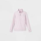 Girls' Soft 1/4 Zip Pullover - All In Motion Heather Pink