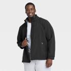 Men's Big & Tall Softshell Jacket - All In Motion Black