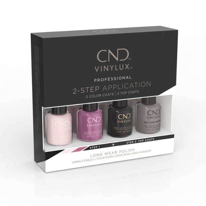 Cnd Vinylux Best Seller Nail Polish Set Classic Pinkie Pack Purple