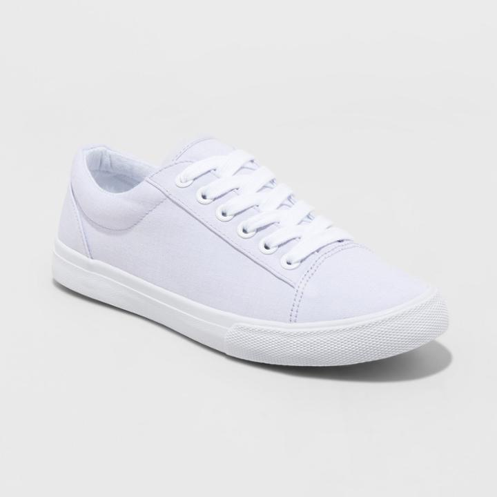 Women's Celeste Canvas Lace Up Sneakers - Universal Thread Purple