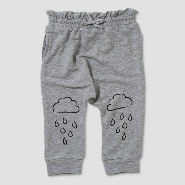 Baby Girls' Afton Street Slouchy Fit Jogger - Drizzle