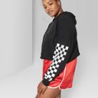 Women's Plus Size Sporty Shorts - Wild Fable Red