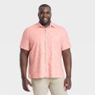 Men's Adventure Button-up T-shirt - All In Motion Pink