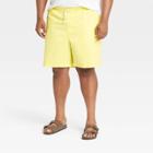 Men's Big & Tall 8 Relaxed Fit Pull-on Shorts - Goodfellow & Co Yellow