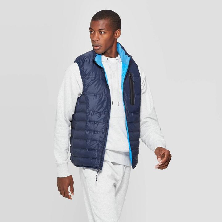 Men's Lightweight Puffer Vest - C9 Champion Navy M, Size: