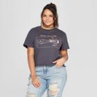 Women's Plus Size Short Sleeve Total Eclipse Of The Heart T-shirt - Mighty Fine (juniors') White