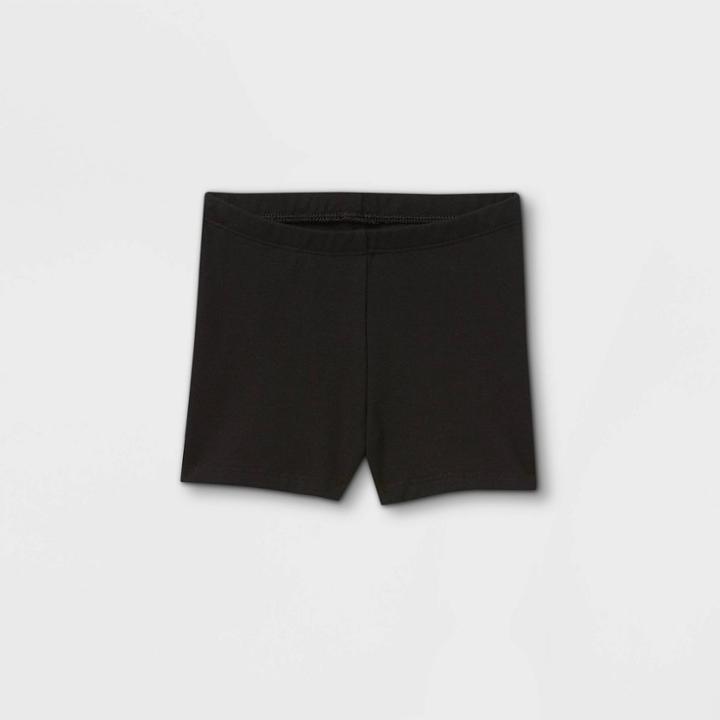 Toddler Girls' Pull-on Shorts - Cat & Jack Black