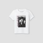 Merch Traffic Toddler Girls' Aaliyah Short Sleeve Graphic T-shirt - White