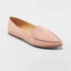 Women's Micah Wide Width Pointed Toe Closed Loafers - A New Day Blush 5 W,