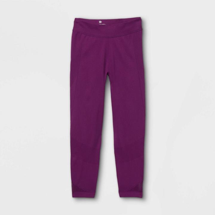 Girls' Seamless Leggings - All In Motion Purple