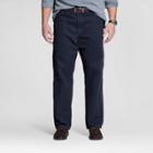 Dickies Men's Big & Tall Relaxed Straight Fit Sanded Duck Canvas Carpenter Jean- Dark Navy