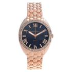 Women's Journee Collection Wristwatch With Metal Strap - Rose Gold