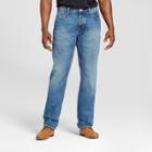 Men's Big & Tall Slim Straight Fit Selvedge Denim Jeans - Goodfellow & Co Blue