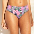 Women's Resort Full Bikini Bottom - Shade & Shore Lavender Tropical