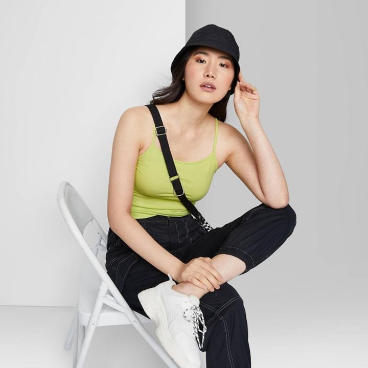 Women's Cropped Cami Tank Top - Wild Fable Vibrant