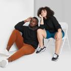 Adult Extended Size Colorblock Regular Fit Hooded Sweatshirt - Original Use Charcoal Gray