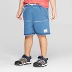 Toddler Boys' Knit Jogger Shorts - Art Class Blue 12m, Boy's, Washed Blue