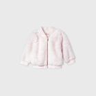 Baby Girls' Faux Fur Bomber Jacket - Cat & Jack Pink Newborn