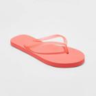 Women's Brynn Flip Flop Sandals - Shade & Shore Coral 5, Women's, Pink
