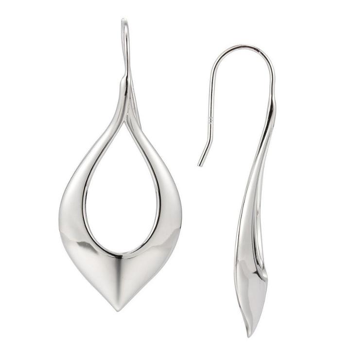 Prime Art & Jewel Sterling Silver Teardrop No Stone Dangle Earrings, Girl's