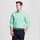 Men's Standard Fit Northrop Long Sleeve Button-down Shirt - Goodfellow & Co Soft Aqua