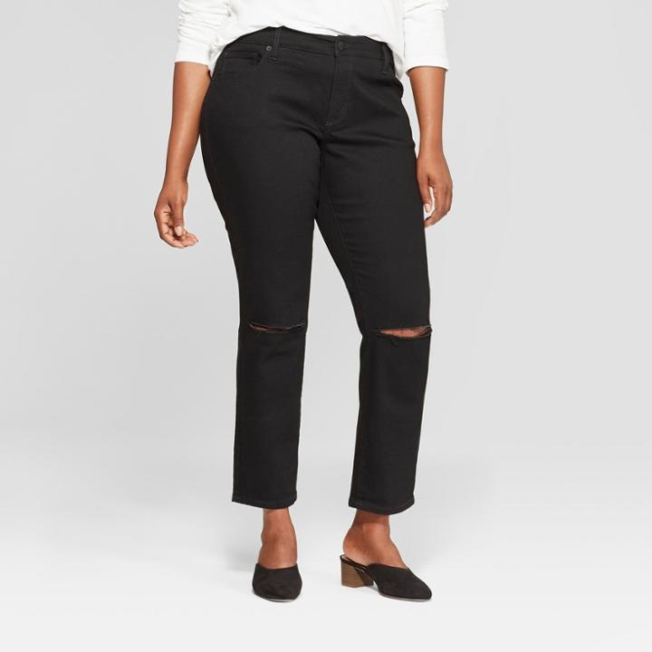 Women's Plus Size Skinny Jeans - Universal Thread Black Wash