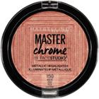 Maybelline Facestudio Master Chrome Metallic Highlighter 150 Molten Peach - 0.24oz, Adult Unisex,