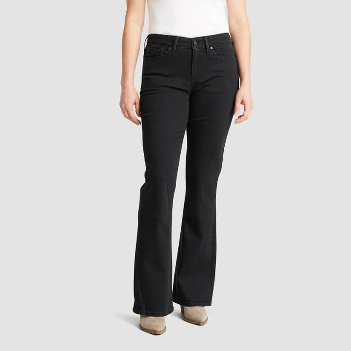 Denizen From Levi's Women's Mid-rise Bootcut Jeans - Black