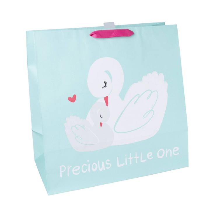 Spritz Precious Little One Swan Gift Bag -