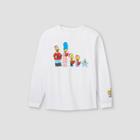 Kids' Simpsons Graphic Long Sleeve T-shirt - Art Class White
