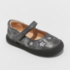 Toddler Girls' Annabelle Adjustable Easy Close Mary Jane With Glitter - Cat & Jack Pewter