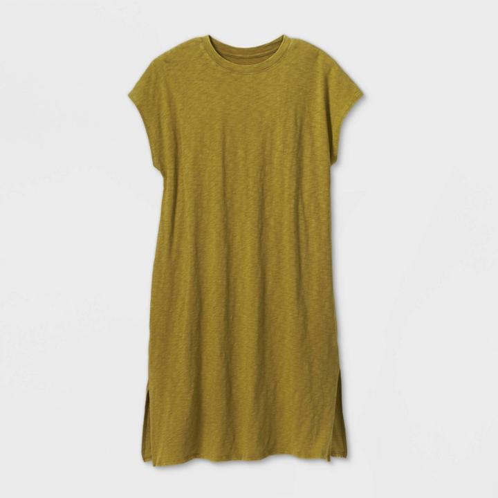 Women's Plus Size Tank Dress - Universal Thread Green