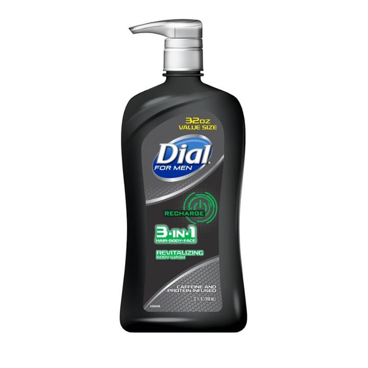 Dial For Men Recharge 3-in-1 Body Wash