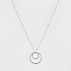 Target Women's Sterling Silver I Am Thankful Your Path Crossed Mine Necklace -