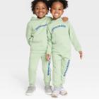 Little Giants Giant Shorties Black History Month Toddler Good Trouble Athletic Jogger Pants - Green