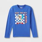 Boys' Sonic The Hedgehog Long Sleeve Graphic T-shirt - Blue