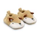 Carter's Just One You Baby Fox Construction Slippers - White/brown