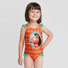Toddler Girls' Moana One Piece Swimsuit - Coral 2t, Toddler Girl's,