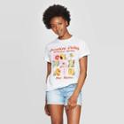 Target Women's Short Sleeve Sunshine Valley Botanical Garden Graphic T-shirt - Mighty Fine (juniors') - White