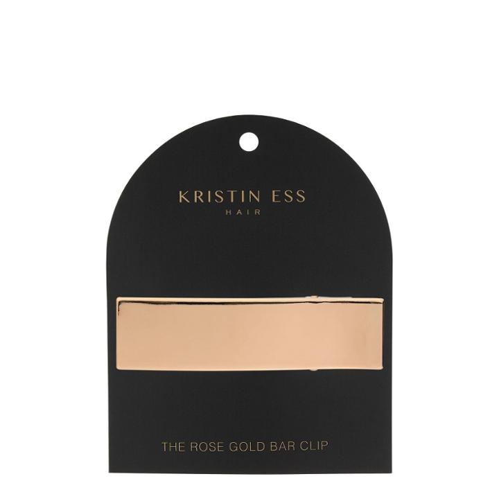 Kristin Ess Large Rose Gold Bar Clip
