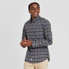 Men's Slim Fit Long Sleeve Poplin Button-down Shirt - Goodfellow & Co Dark Green