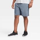 Men's 9 Lined Run Shorts - All In Motion Navy Heather