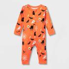 Baby Halloween Print Matching Family Pajama - Hyde & Eek! Boutique Orange
