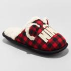 Girls' Family Sleep Nina Oso Youth Slippers - Wondershop Red