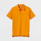 Boys' Golf Polo T-shirt - All In Motion Orange